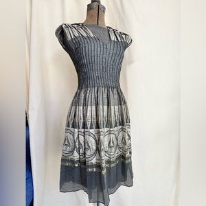 Max Studio gold mini dress